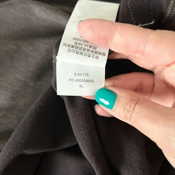 Vuori Men's Austin Henley Shirt in Java Heather Brown Size XL - Picture 7 of 7